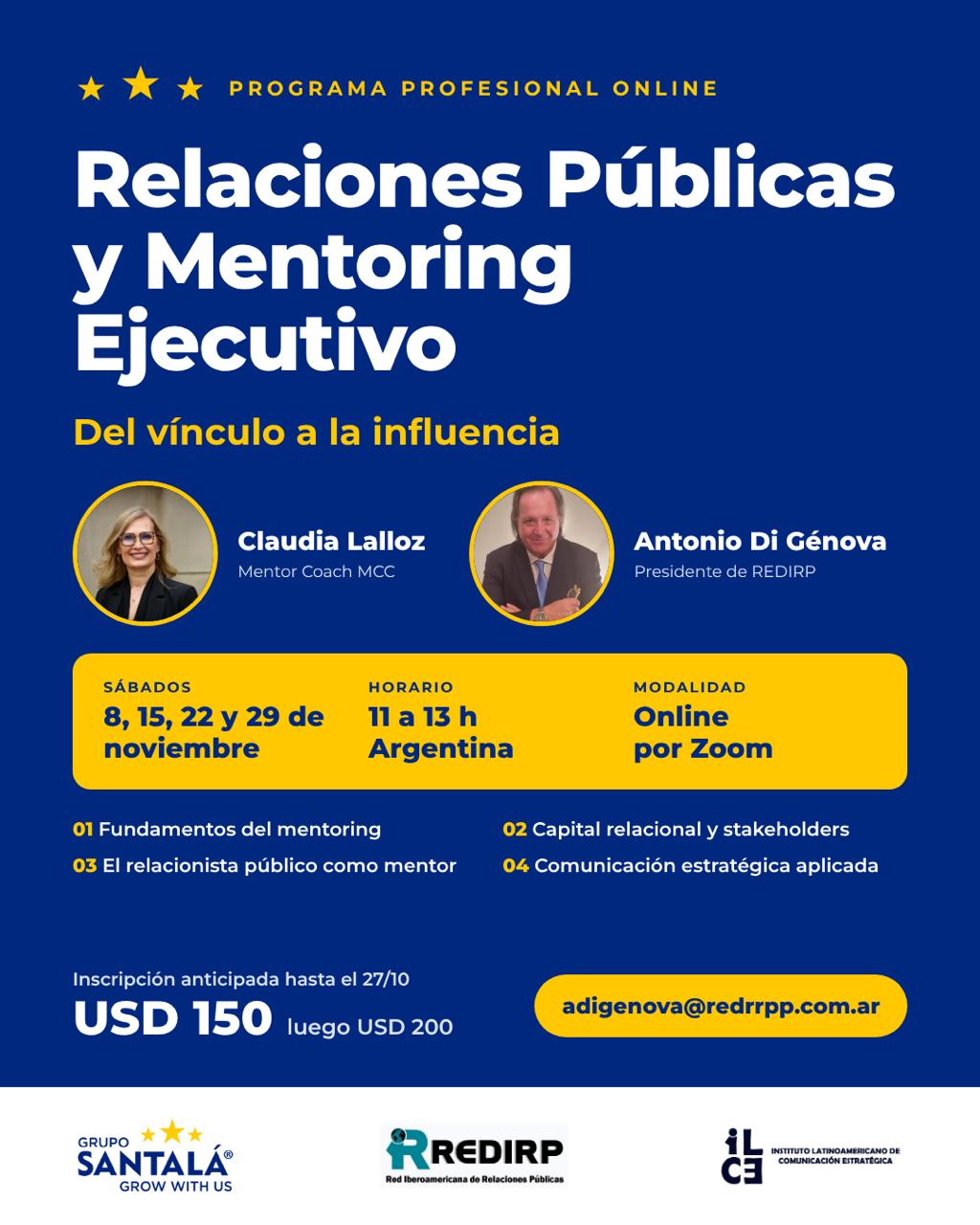 Flyer Mentoring Ejecutivo 2026